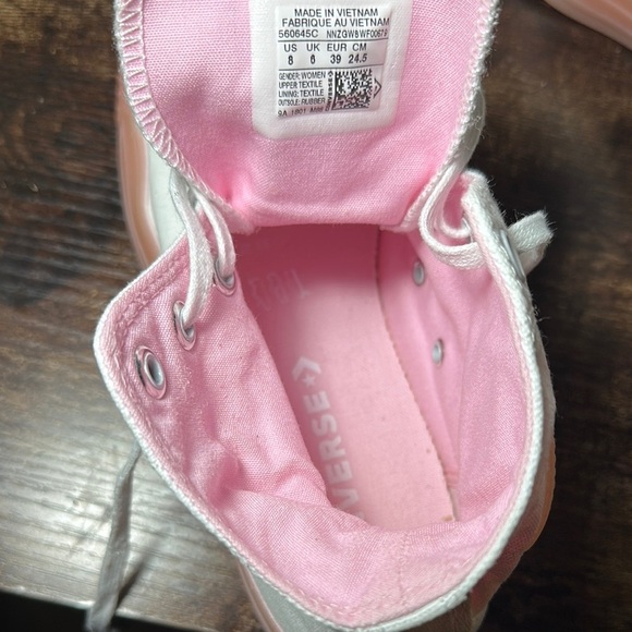 Chuck Taylor All Star Converse White High-Top Sneakers size 8 - Picture 12 of 12